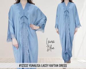 Eid24 - Yunalisa Lacey Kaftan Dress