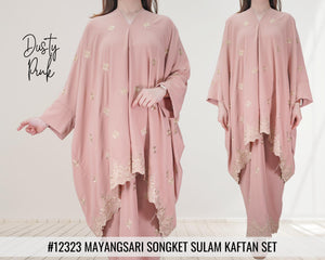 Eid24 - Mayangsari Songket Sulam Kaftan Set