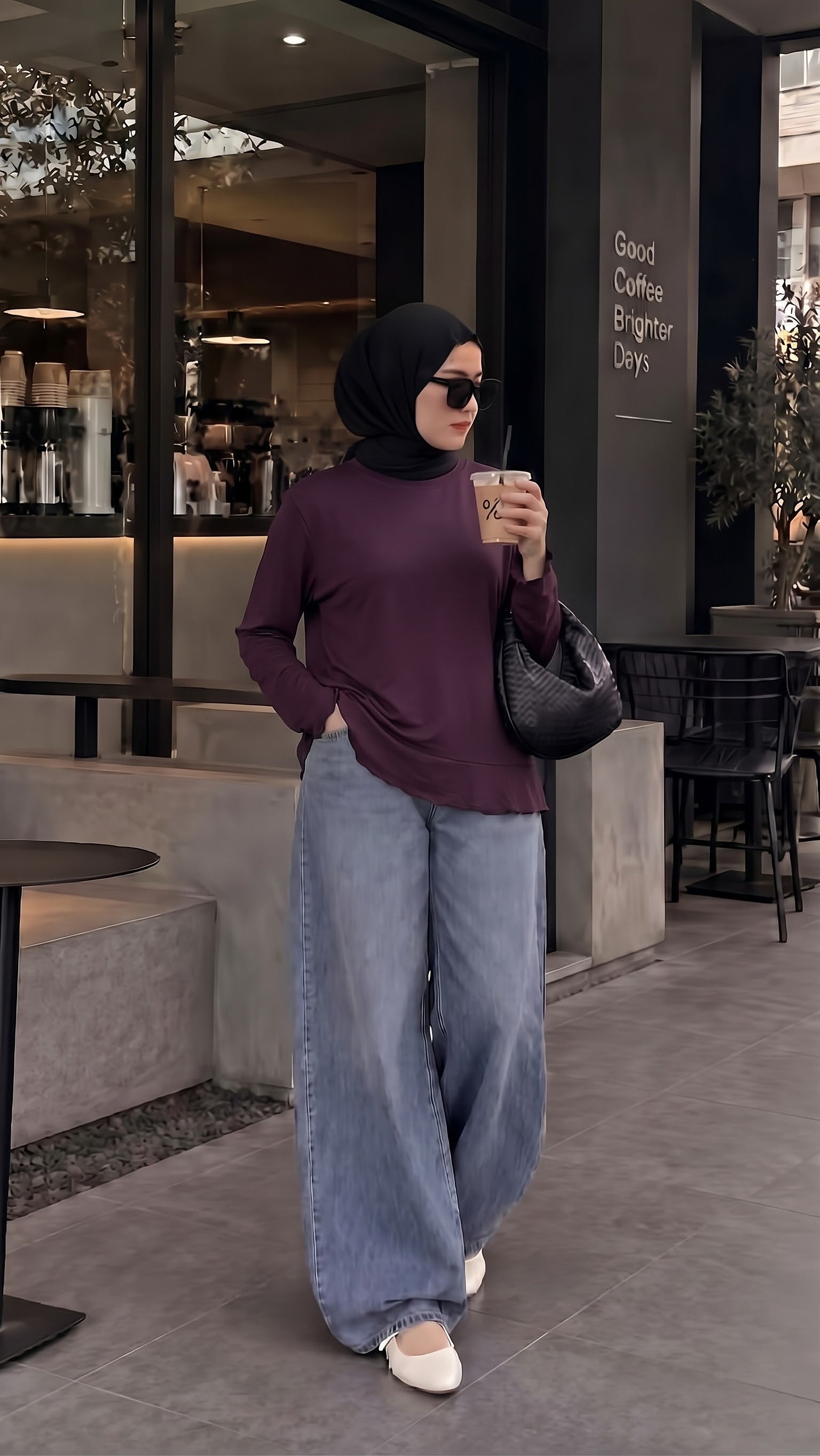 Ruffle Asymmetrical Top