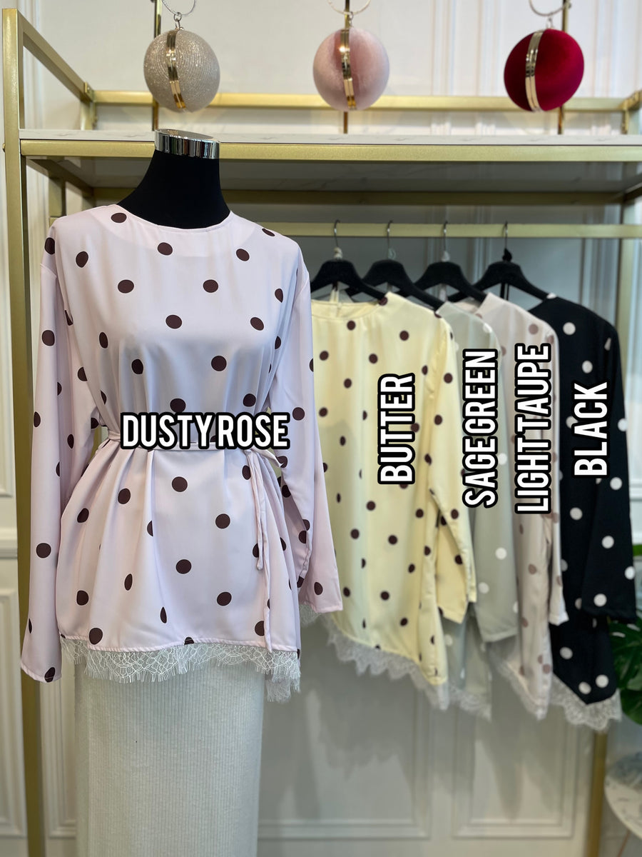 Tisha Asymmetrical Lace Top