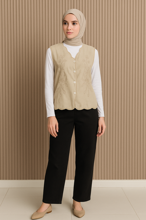 Tyqa Embroidery Vest