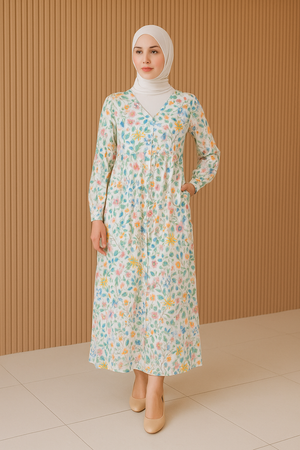 Babydoll Floral Tunic