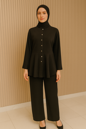 Shayla Peplum Pant Set