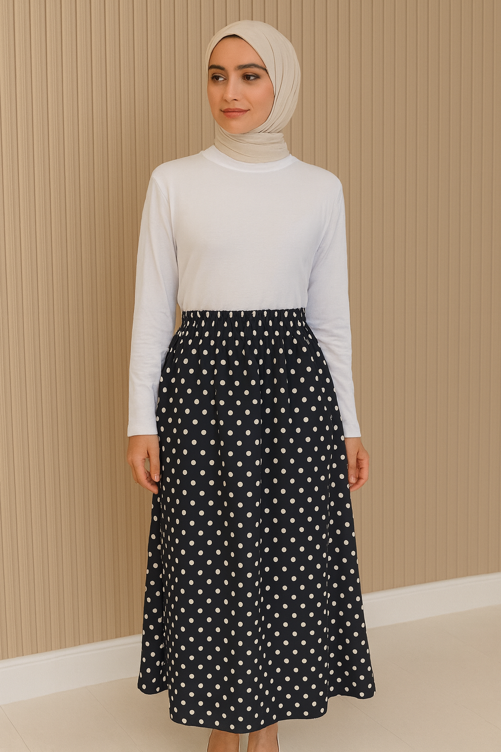 Polka Flare Skirt