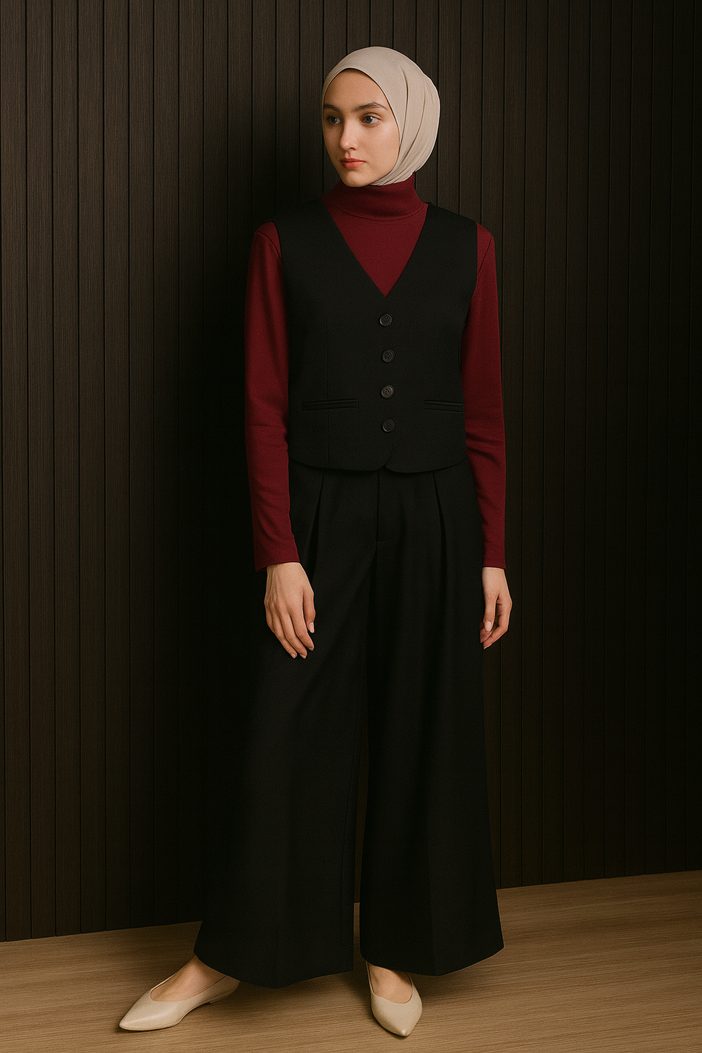 Valeria Vest Pants Set