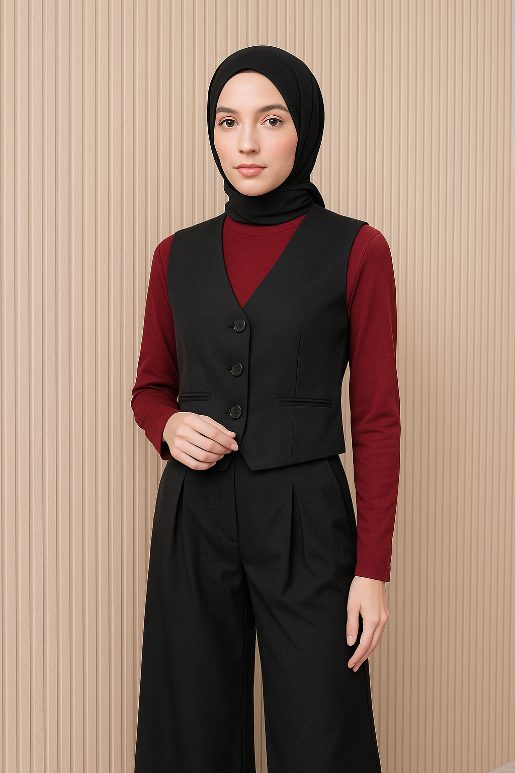 Valeria Vest Pants Set