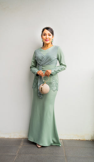 Eid24 -  Balqis Lace Kurung