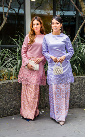 Eid24 -  Nawal Songket Lace Kurung