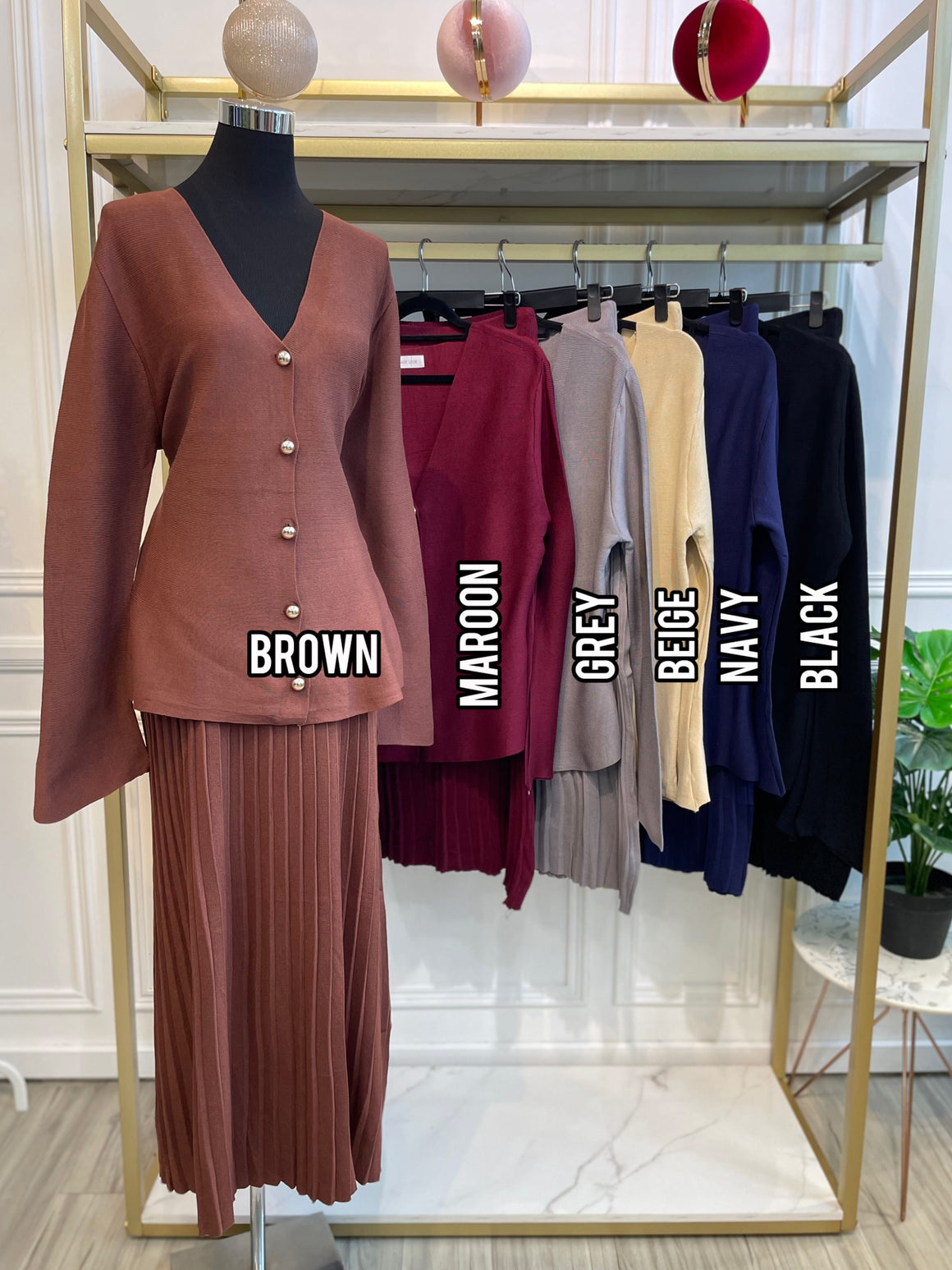 Tyra Knit Skirt Set