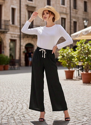 Stripe Basic Pants