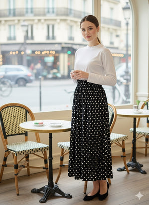 Polka Flare Skirt