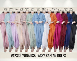 Eid24 - Yunalisa Lacey Kaftan Dress