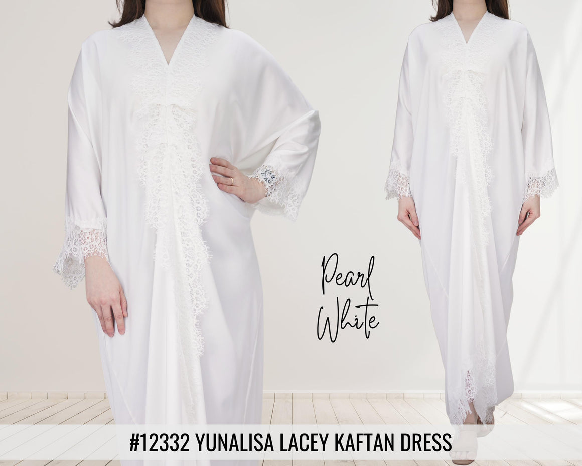 Eid24 - Yunalisa Lacey Kaftan Dress