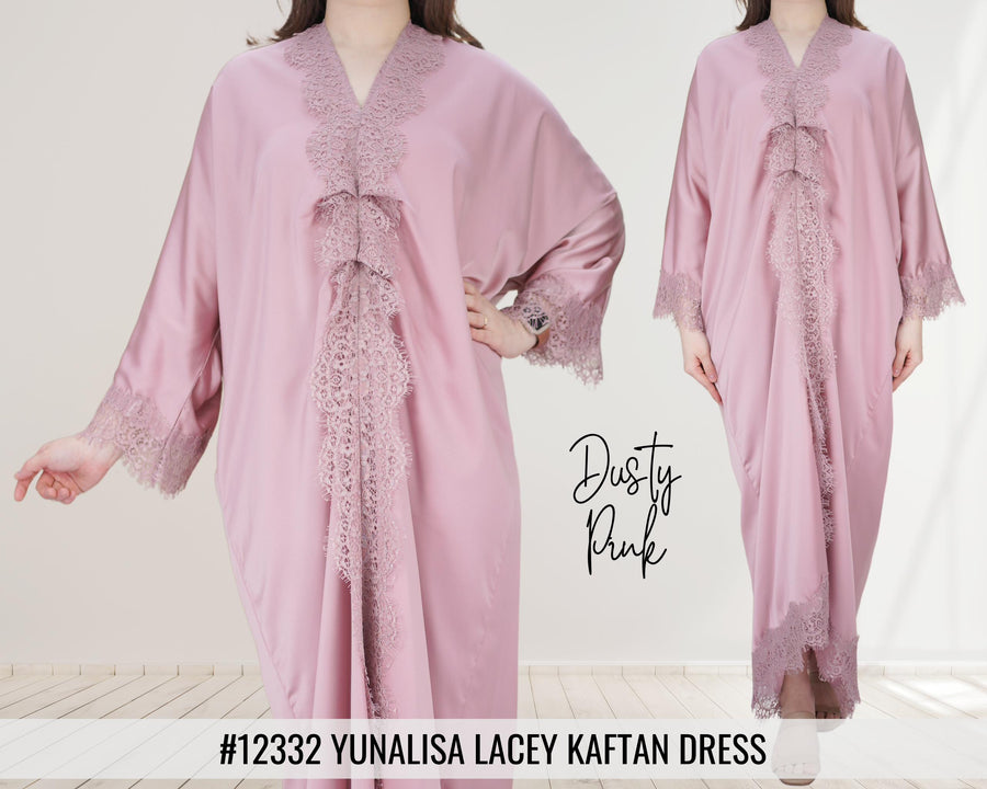 Eid25 - Yunalisa Lacey Kaftan Dress
