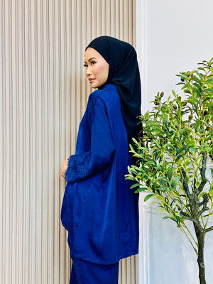 Eid25 - Elisa Embroidery Lace Kaftan Set