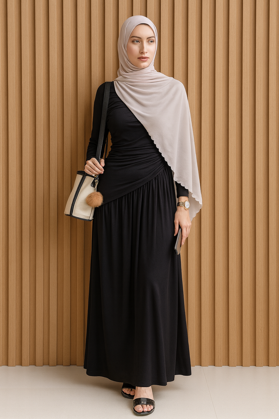Aria Ruched Dress (NLB Own Manufactured)
