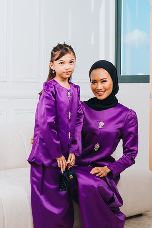 Eid24 - Aulia Satin Kurung (Kids)