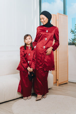 Eid24 - Aulia Satin Kurung (Kids)
