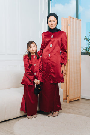 Eid24 - Aulia Satin Kurung (Kids)