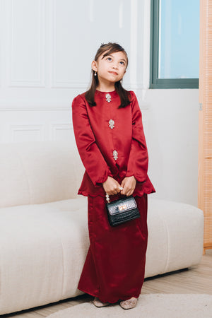 Eid24 - Aulia Satin Kurung (Kids)