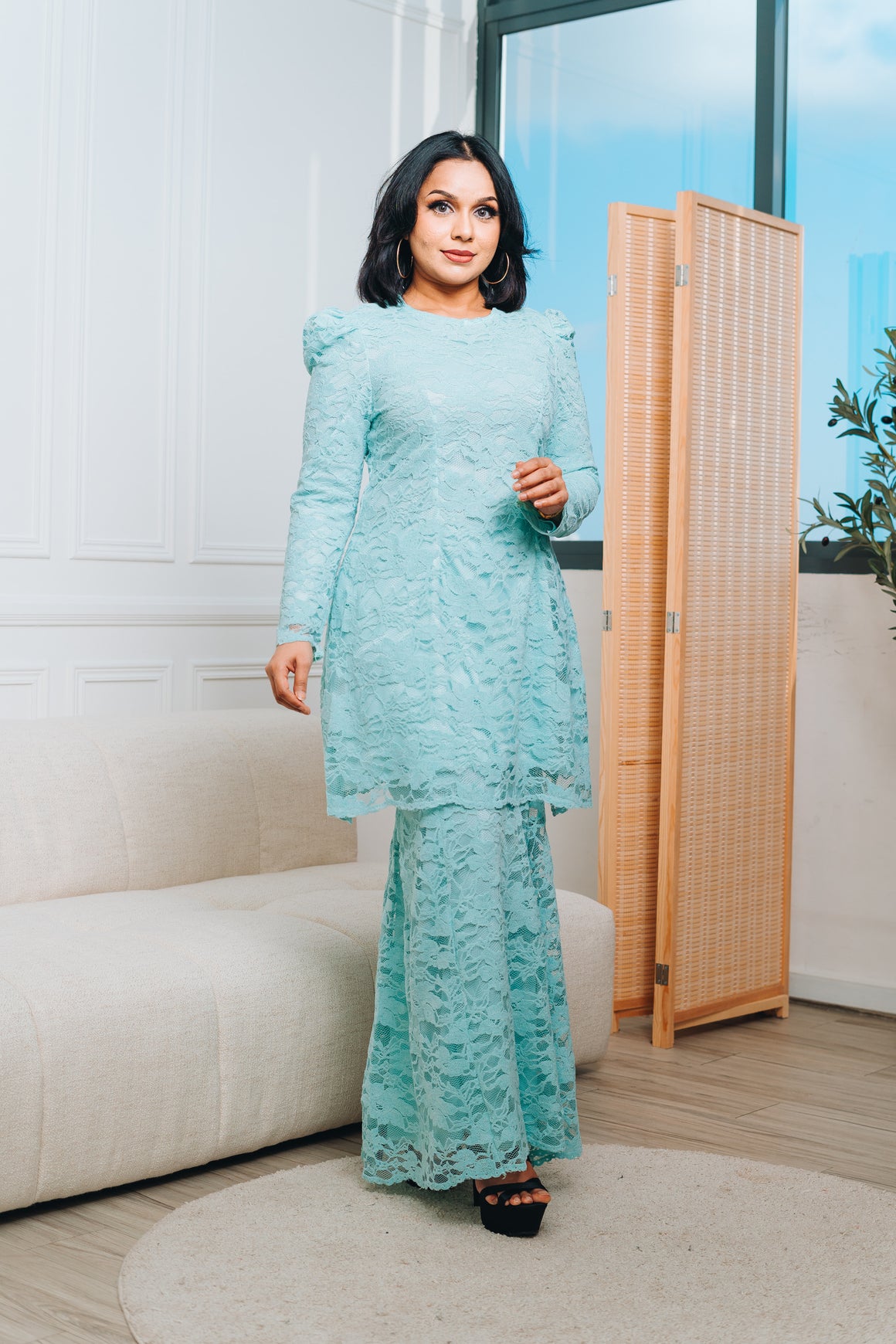 Eid24 - Melissa Modern Lace Kurung