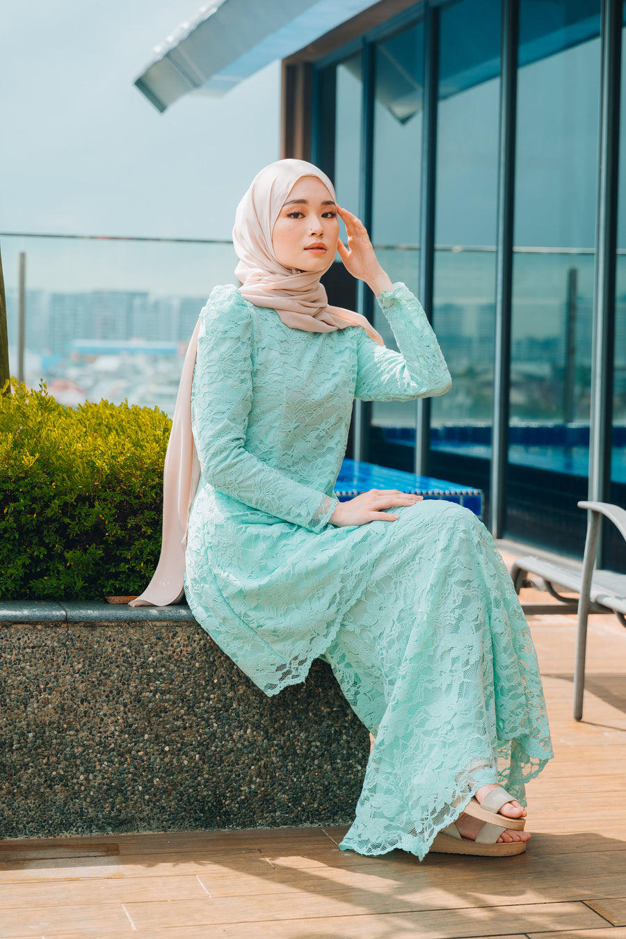 Melissa Modern Lace Kurung