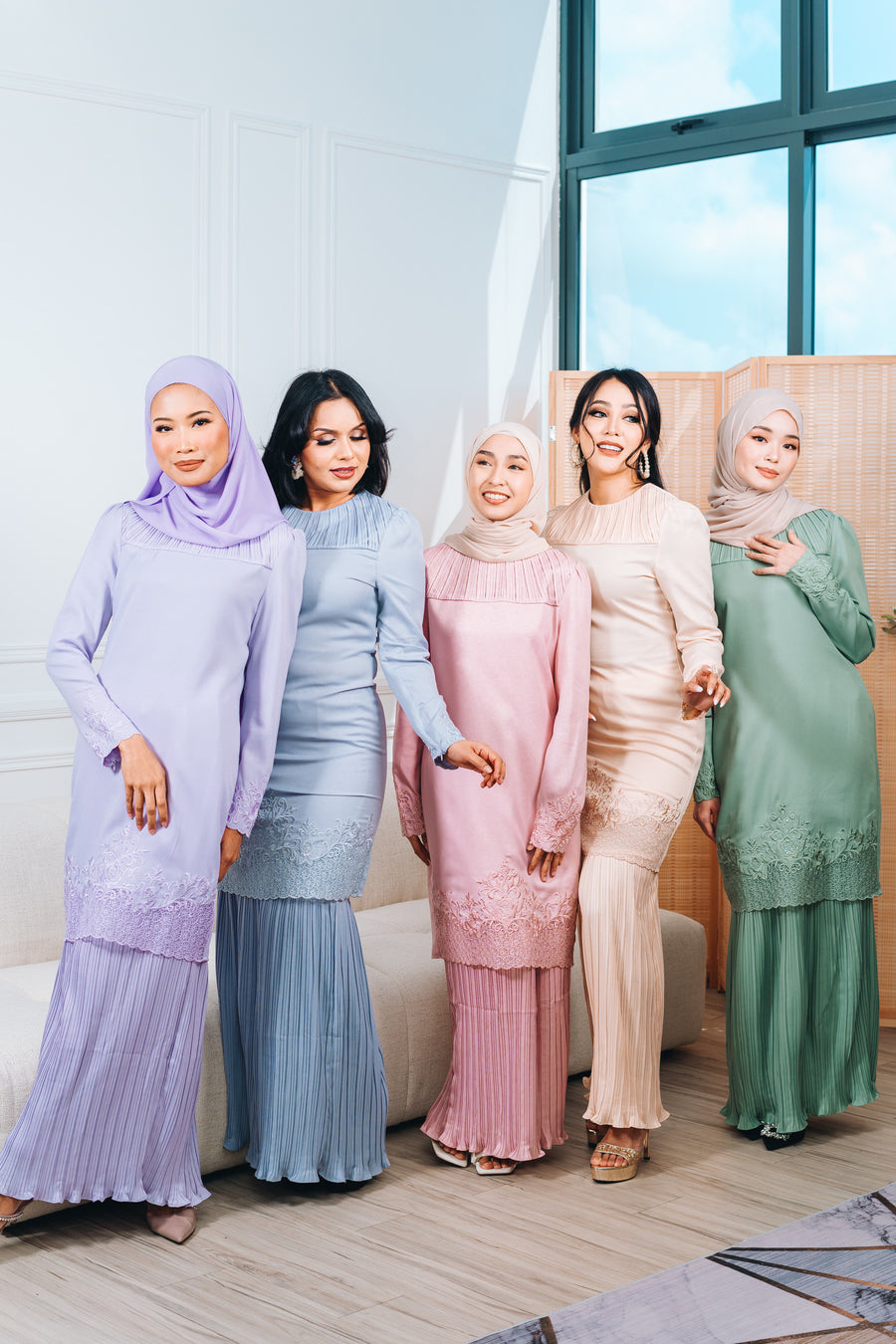 Calista Pleated Kurung