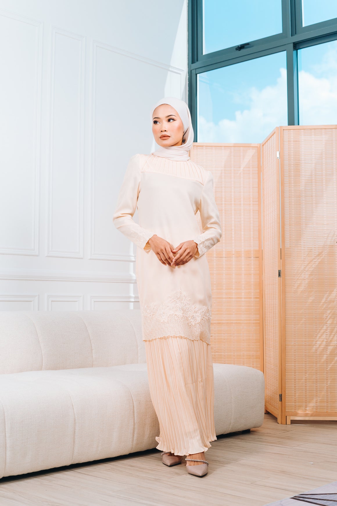Calista Pleated Kurung