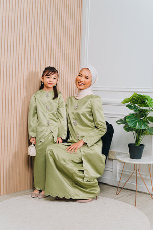 Eid24 - Aulia Satin Kurung (Kids)