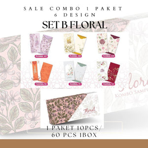 Sampul Raya Combo Design (Consist of 60pcs, 10pcs/packet)