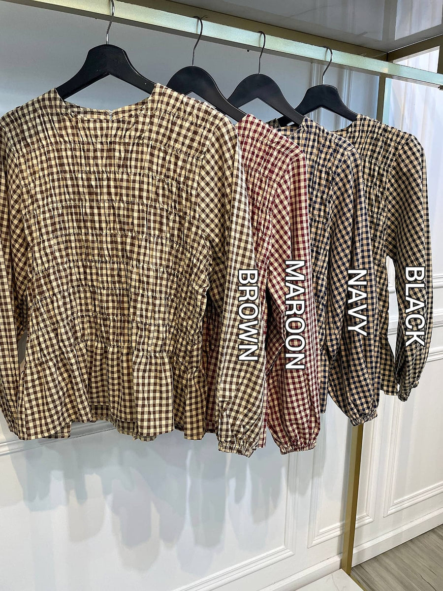 Aarika Checkered Blouse