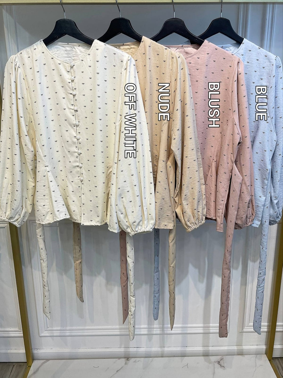 Tyqa Balloon Sleeve Blouse