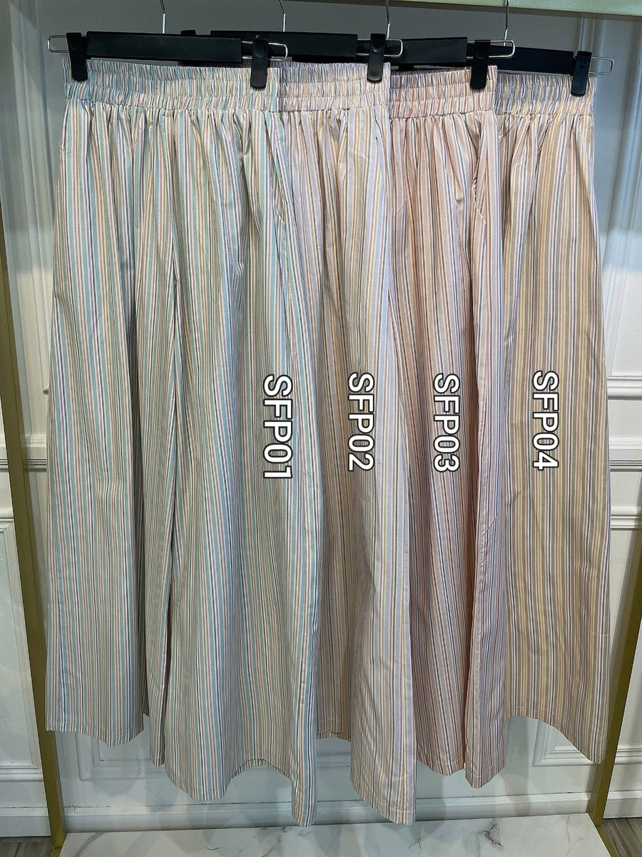 Stripe Flare Pants