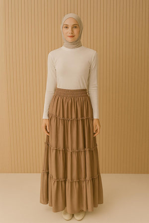 Ruffle Tiered Skirt