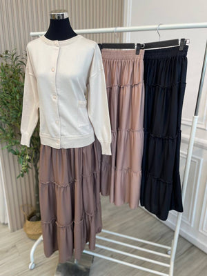 Ruffle Tiered Skirt