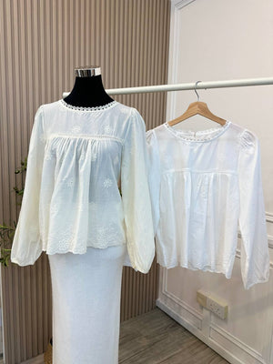 Leah Embroidery Blouse