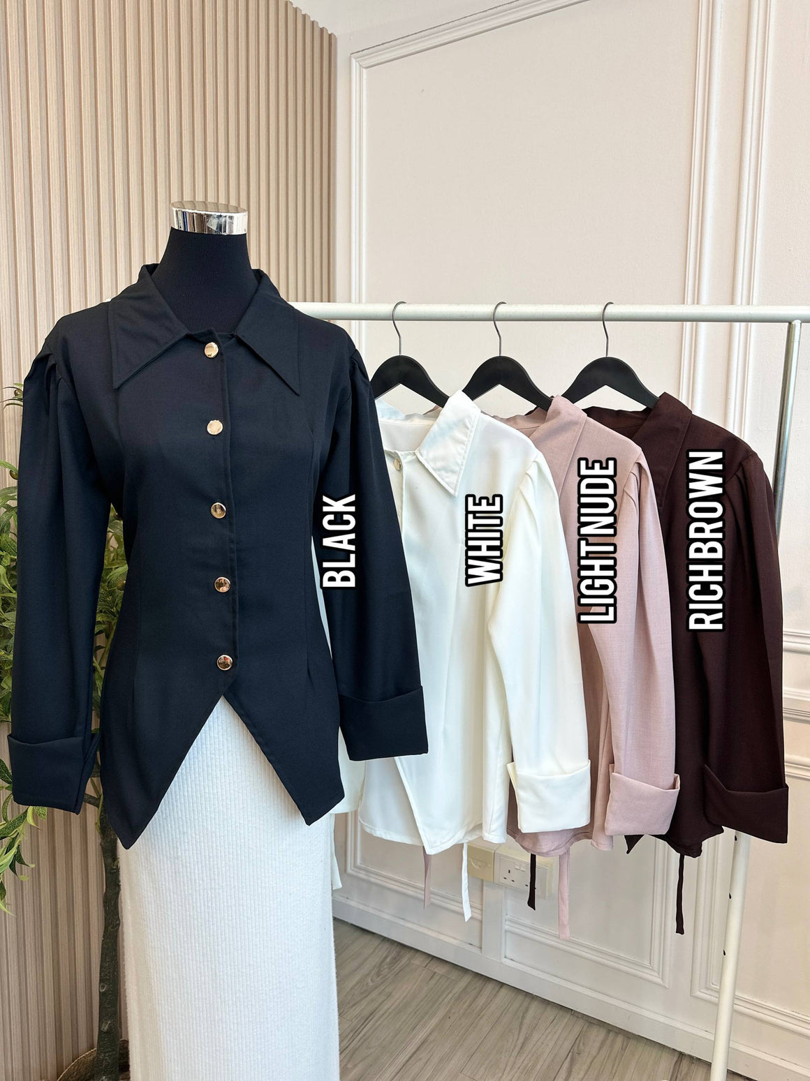 Lainey Tie-Back Blouse