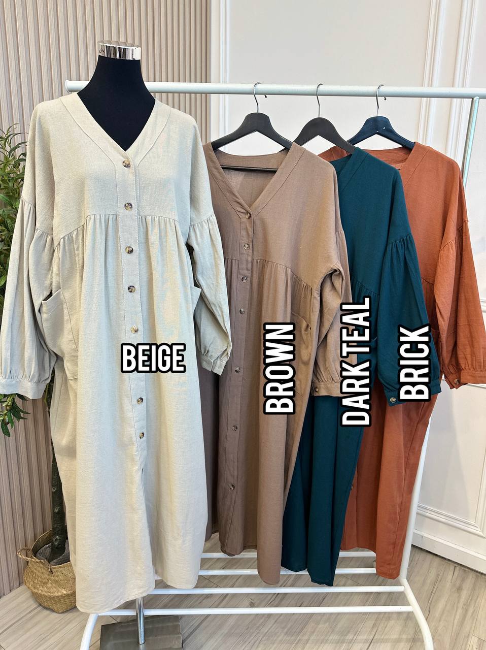 Babydoll Plain Tunic
