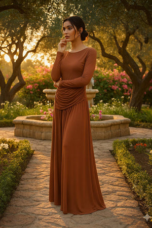 [Back Order] - Aria Ruched Dress (NLB Own Manufactured) - Item arriving on 14th October