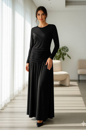 [Back Order] - Aria Ruched Dress (NLB Own Manufactured) - Item arriving on 14th October