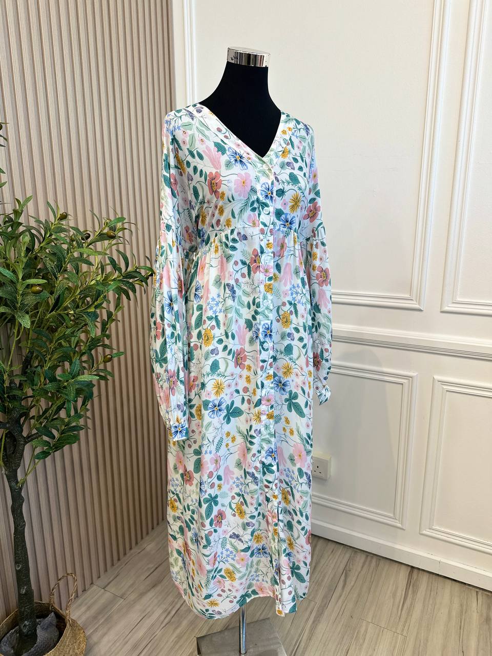 Babydoll Floral Tunic