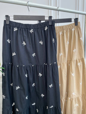Portia Tiered Ribbon Skirt