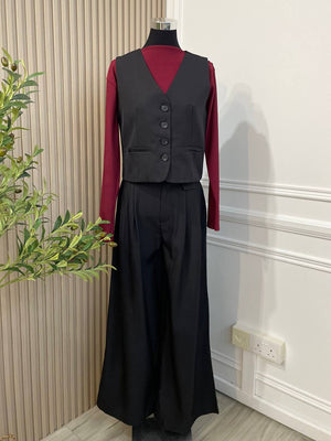Valeria Vest Pants Set