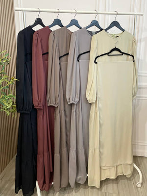 Risa Tiered Dress With Shawl (NLB Own Manufactured)