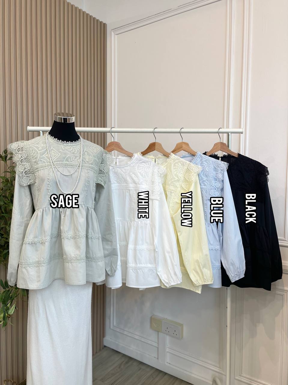 Celeste Embroidery Blouse