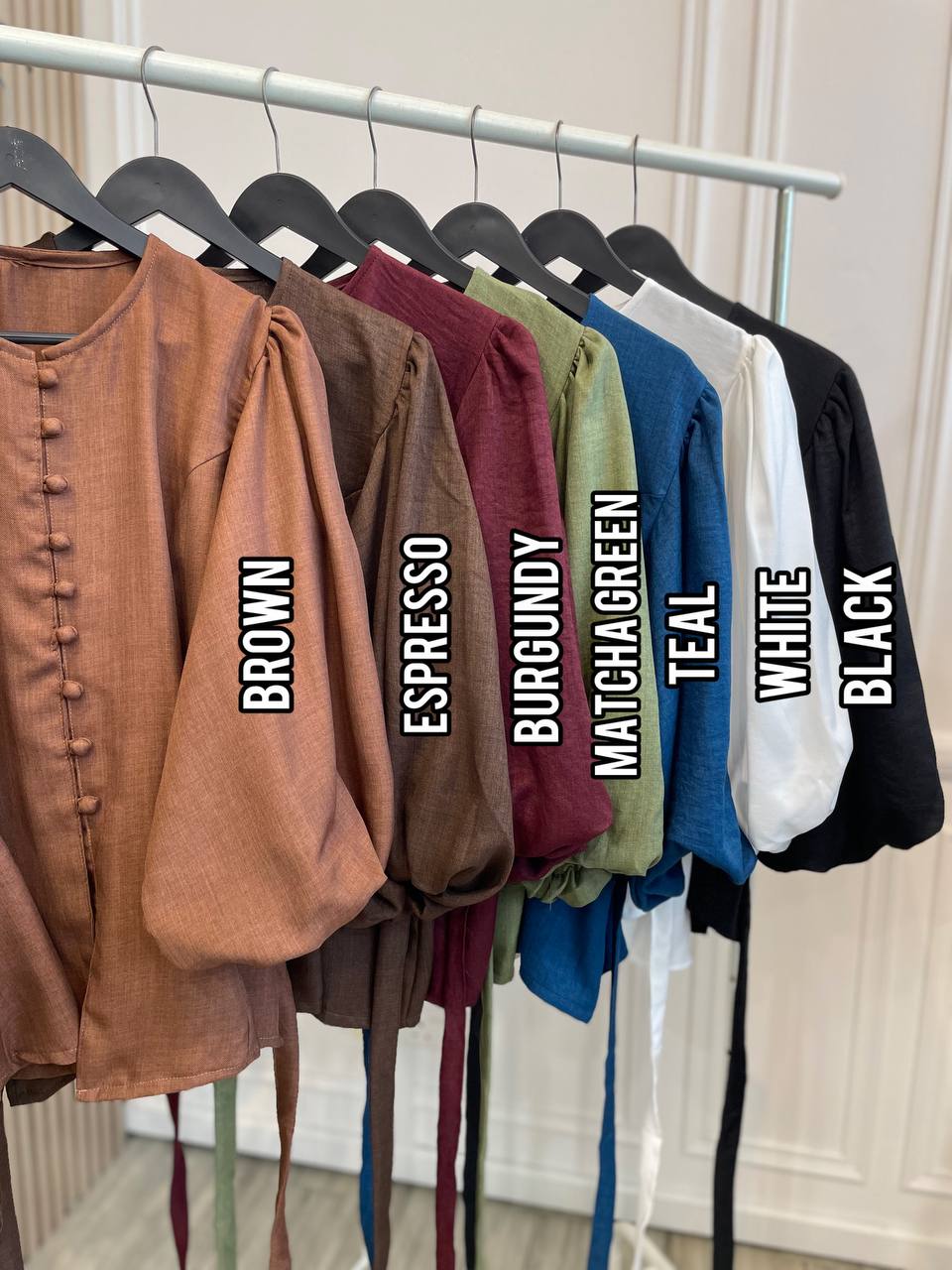 Tania Balloon Sleeve Blouse