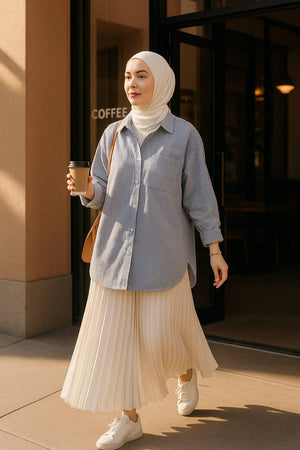 Oversize Stripe Blouse