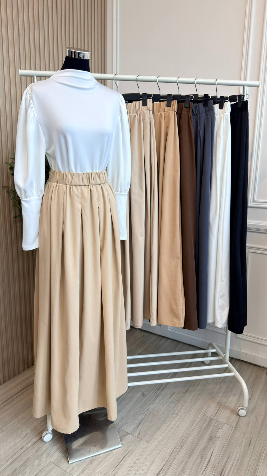 A-Line Cotton Skirt