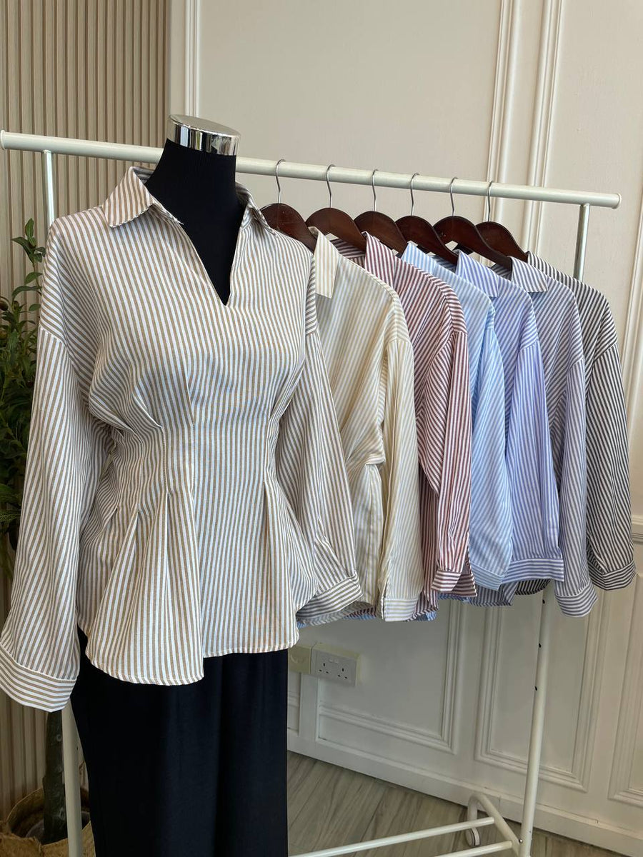 Nelydia Stripe Blouse