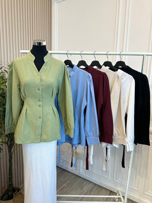 Waney Tie-Back Blouse